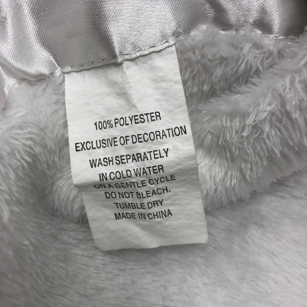 Disney Winnie the Pooh Baby Blanket White Plush Satin Trim Bee 28x38